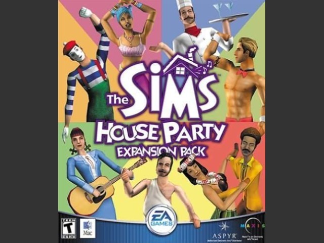 The Sims House Party box cover 