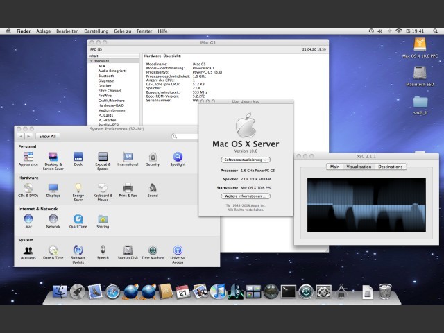 (Beta 10A190) Mac OS 10.6 Snow Leopard PowerPC (2008)