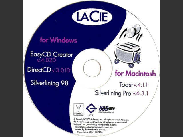 LaCie Recording Utilities (2000)
