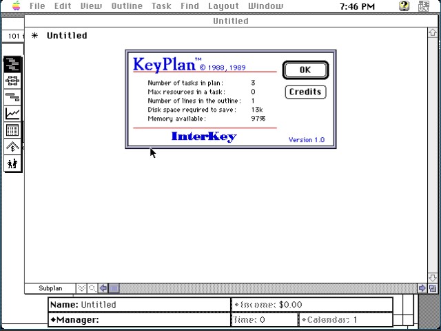 KeyPlan (1989)