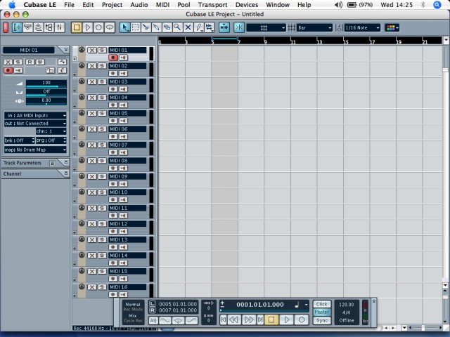 Cubase LE 1.0.8.104 for OS X PPC (2004)