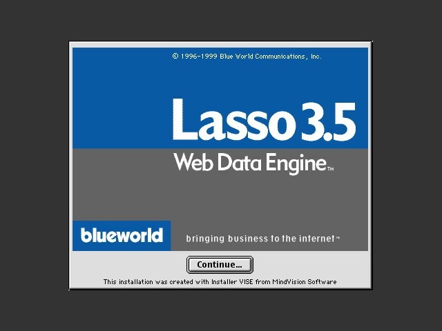 Blue World Lasso 3.5 (1999)