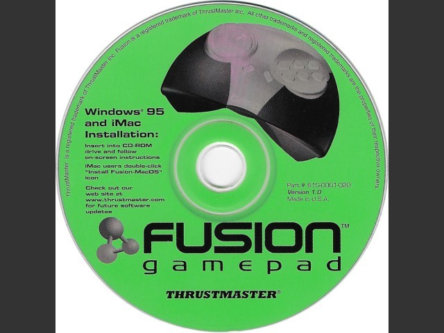 Thrustmaster Fusion Gamepad Windows and Mac Driver (1998)