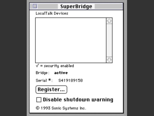 SuperBridge (1993)