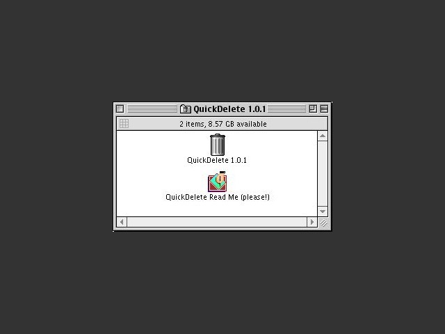 QuickDelete (disk image contents) 