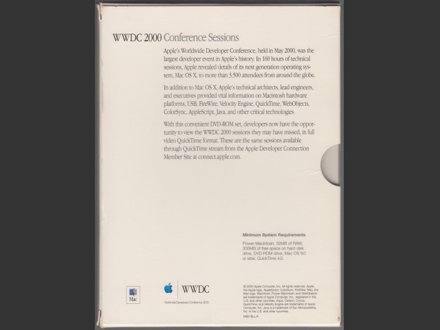 Apple WWDC 2000 Conference Sessions (2000)