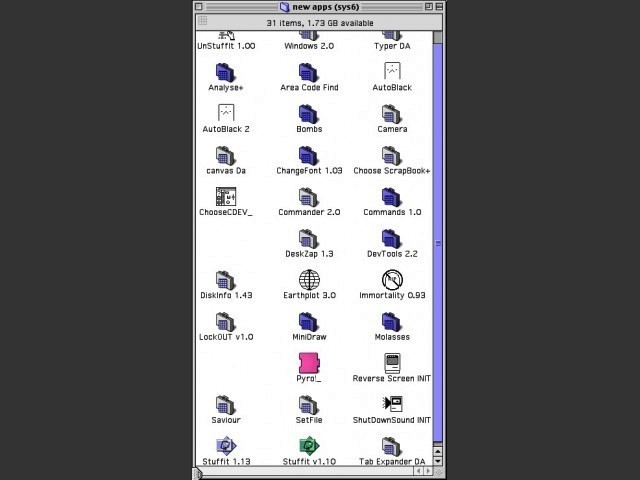 31 Various Utilities for System 6 (2001)