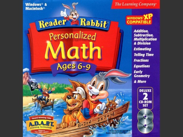 Reader Rabbit Personalized Math Ages 6-9 (1999)