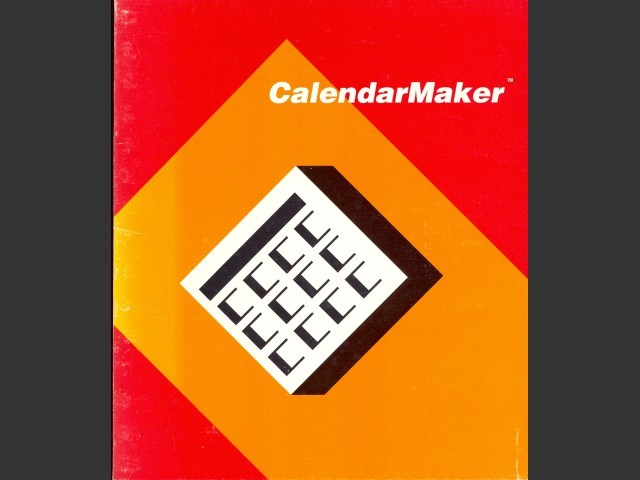 CalendarMaker 3.0 (1987)