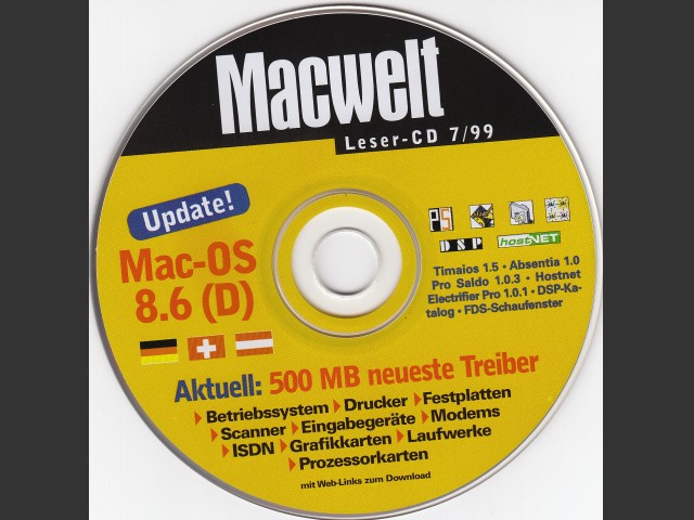 Macwelt Leser CD 99-7 (July 1999, German) (1999)