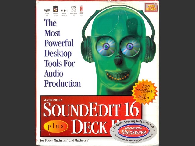 Macromedia SoundEdit 16 Plus DECK II (1996)