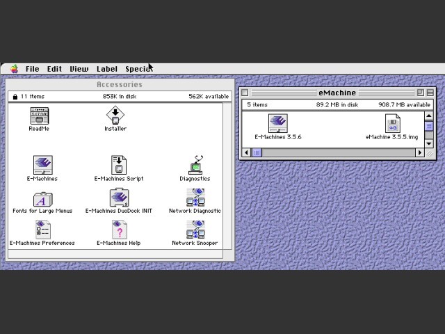 E-Machine Driver Software (1994)