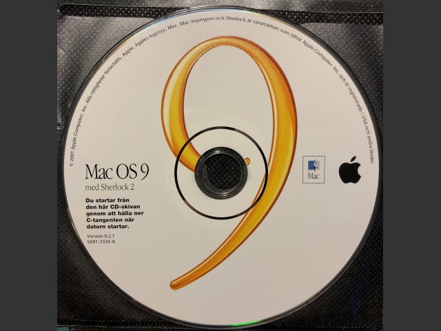 Mac Os 9.2.1 Retail (Swedish) (2001)