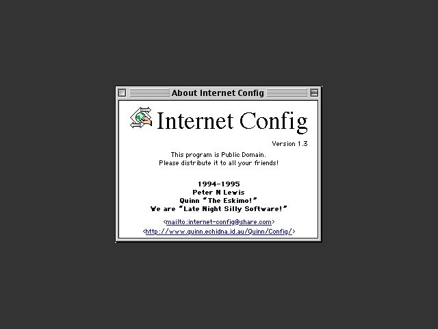 Internet Config (1994)