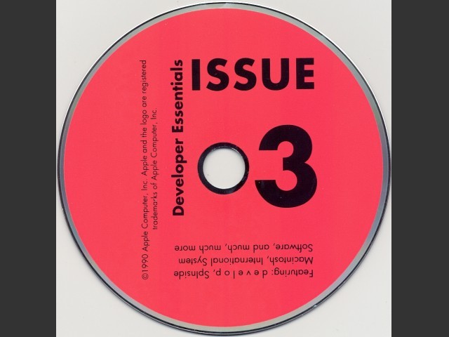 Apple Developer Essentials Issue 3 (develop) (1990)