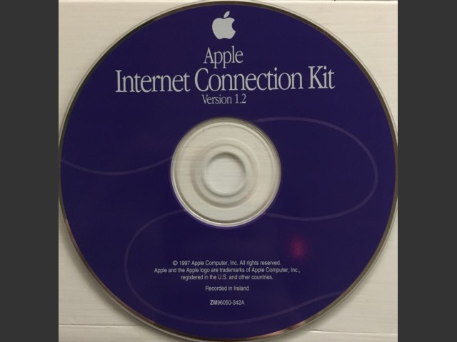 96050-342A,ZM,Apple Internet  Connection Kit. Disc v1.2 1997 (CD) (1997)
