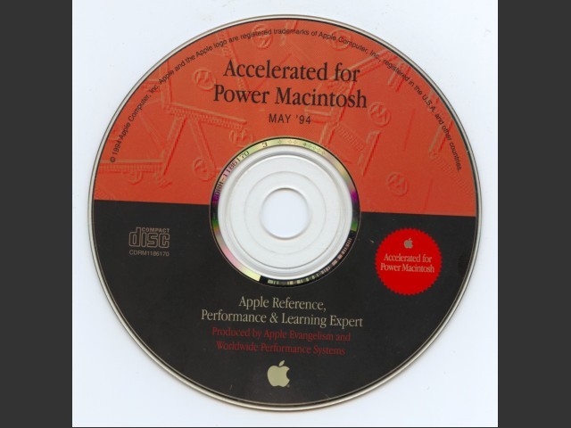 CDRM1186170,,ARPLE Apple Reference, Performance & Learning Experts. 1994-May (1994)