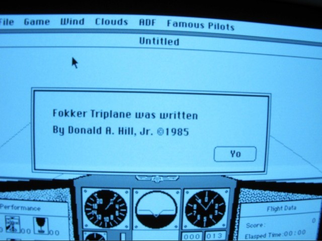 Fokker Triplane Flight Simulator (1985)