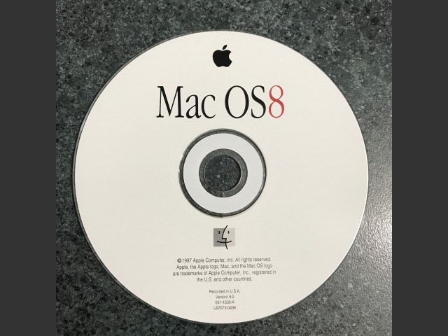 A real Mac OS 8 CD 