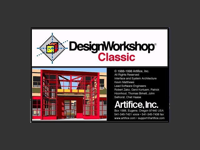 DesignWorkshop 1.8 (1998)