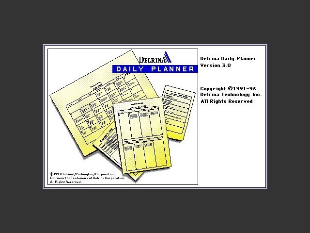 Delrina Daily Planner 3.0 (1993)