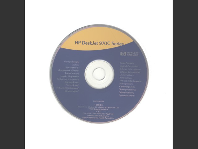 HP DeskJet 970C Series CD (1999)