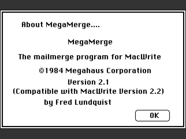 MegaMerge (1984)
