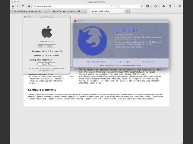 Arctic Fox web browser (2019)