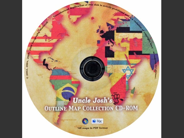 Uncle Josh's Outline Map Collection CD-ROM (2008)