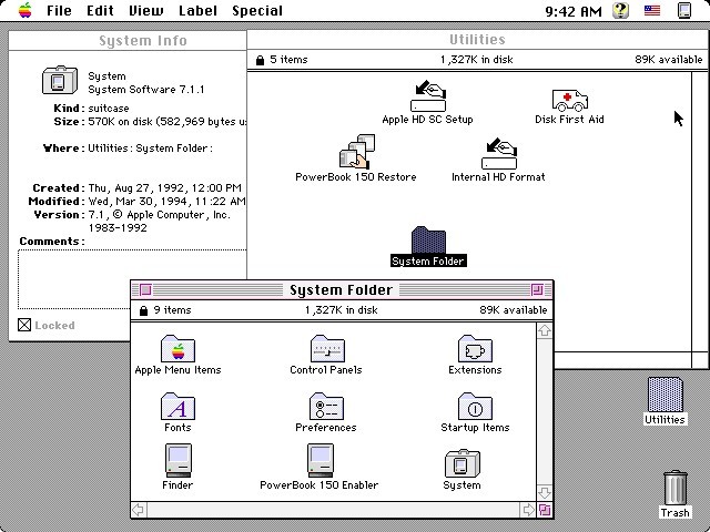 PowerBook 150 Utilities (1994)