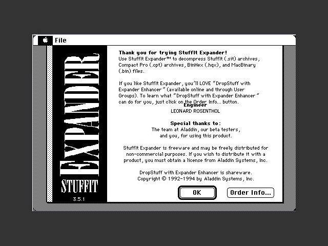 StuffIt Expander 3.5.1 (1994)