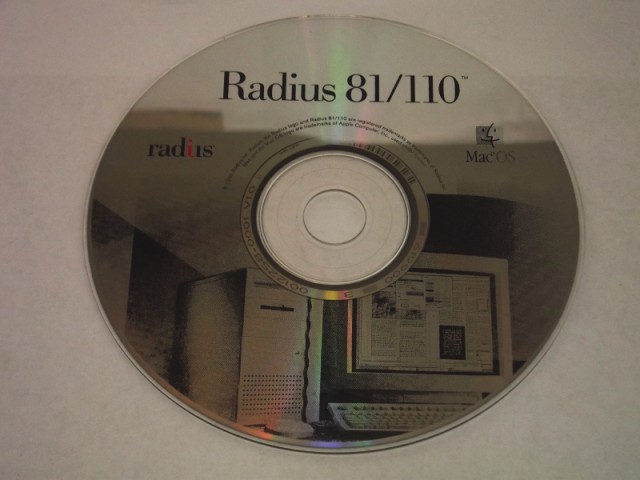 Radius 81/110 Installation CD-ROM (1995)
