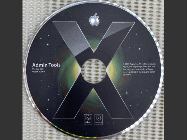 0Z691-6000-A, Admin Tools v10.5 (CD) (2007)