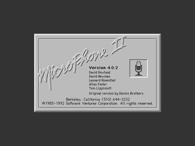 MicroPhone II (1992)