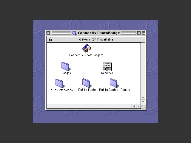 Connectix PhotoBadge 1.0 (1996)