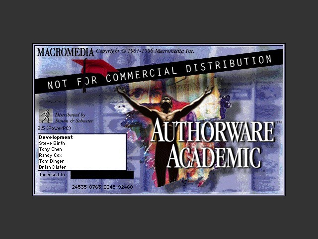 Authorware Academic 3.5 (1996)