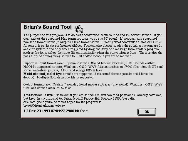 Brian's Sound Tool (1993)