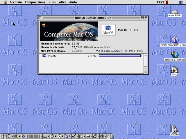Mac OS 8.0 + 8.1 ITALIAN (1997)