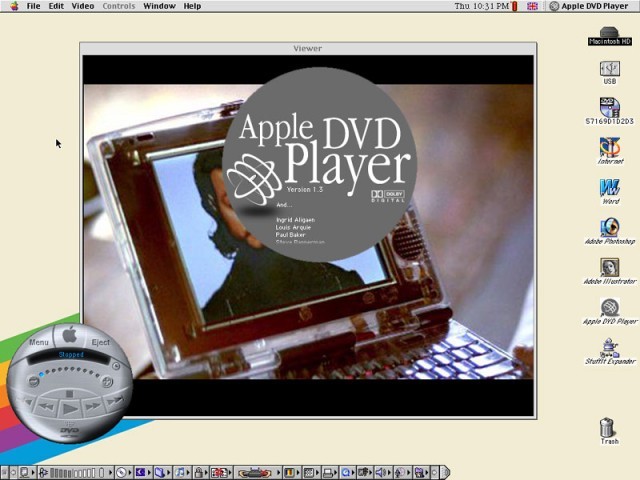 Apple DVD Player 1.3 for Lombard G3 PowerBook (1999)