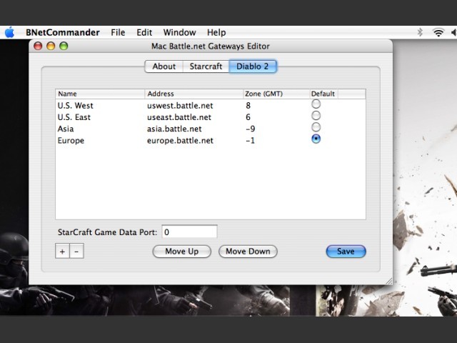 Battle.net Gateway Editor (BNet Commander) (2007)