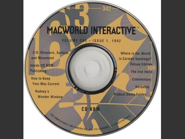 MacWorld Interactive - Volume One - Issue 1 (Fall 1992) (1992)