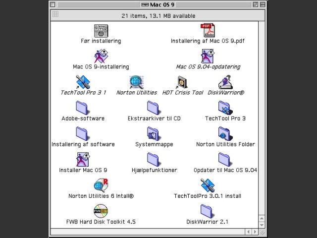 Mac OS 9 instyall plus tools [HOME MADE] (2002)
