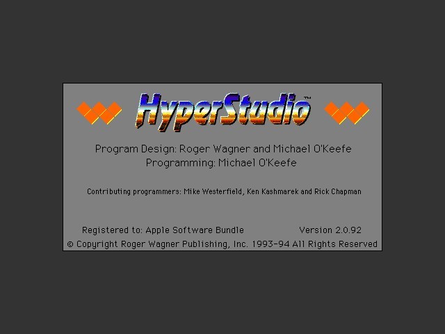 HyperStudio 2.x (1994)