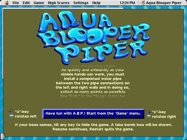 Aqua Blooper Piper 