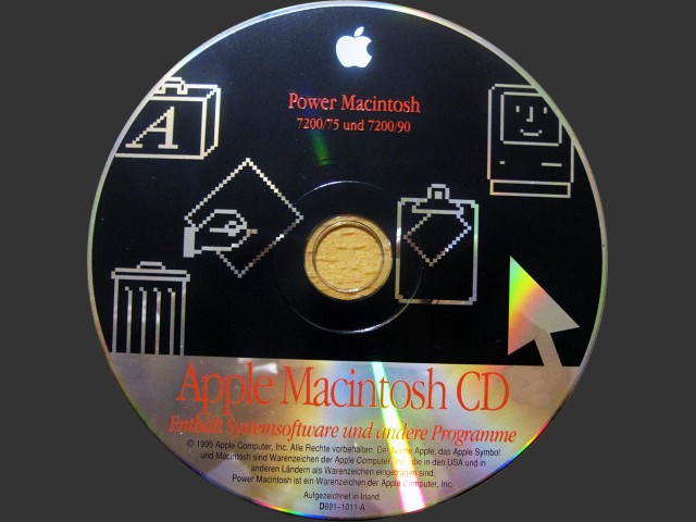 691-1011-A,D,Power Macintosh 7200-75 und 7200-90. Enthalt System software und oder... (1995)