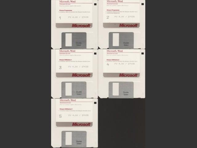 Microsoft Word 4.0 [fr_FR] (1989)